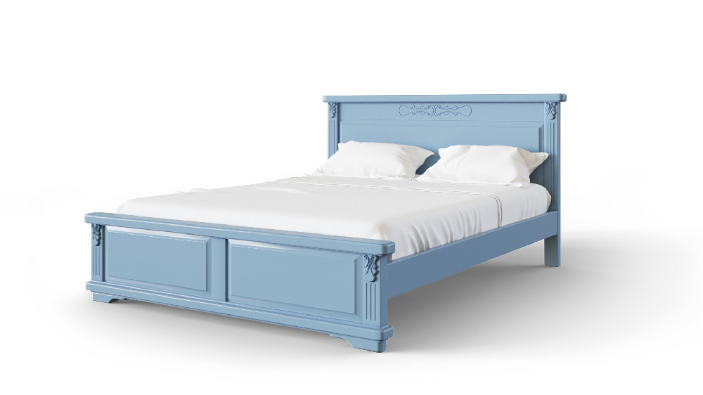 Кровать Дримлайн Палермо 1 бук-голубой 180х195